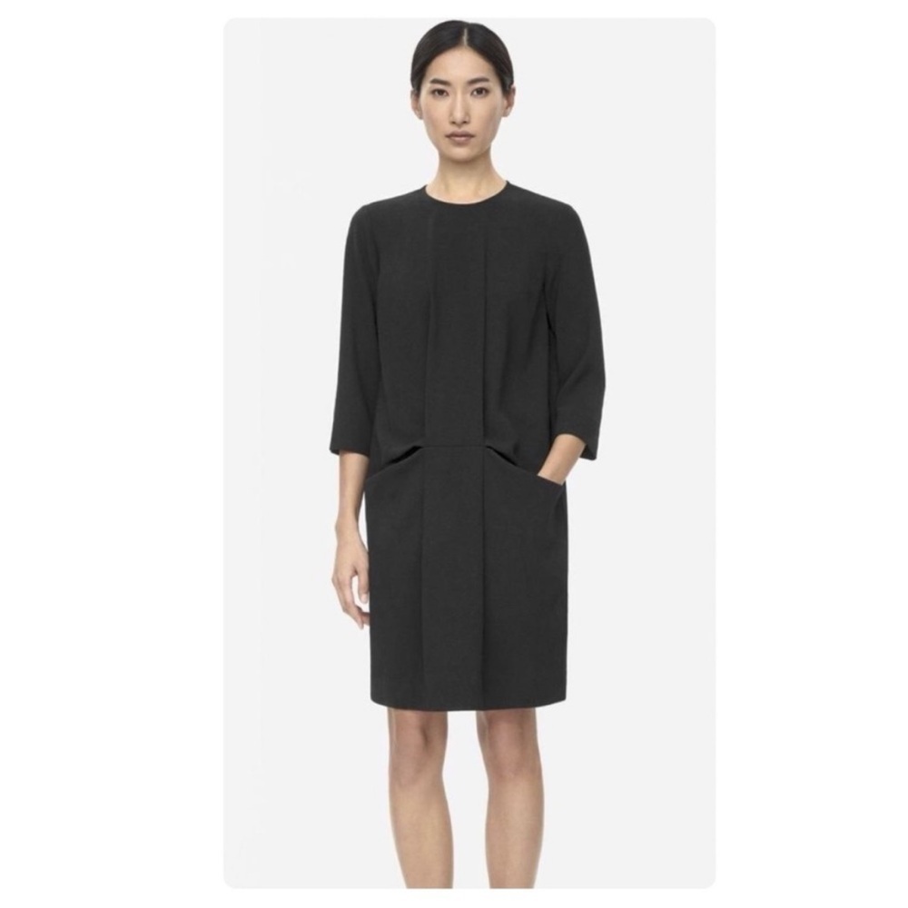 COS Charcoal Long Sleeve Dress